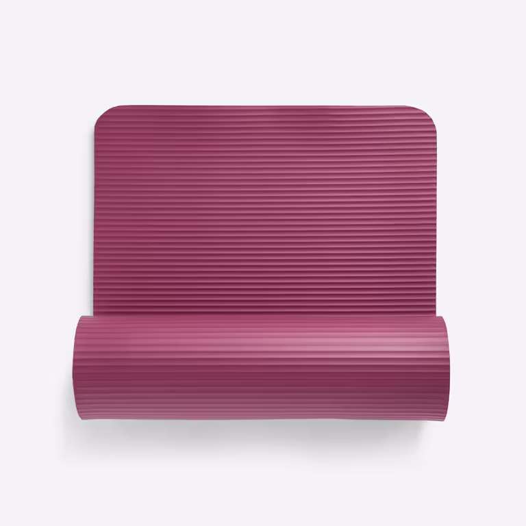 DOMYOS Matras Pilates Comfort 500 - 170 x 58 cm x 15 mm - Burgundy