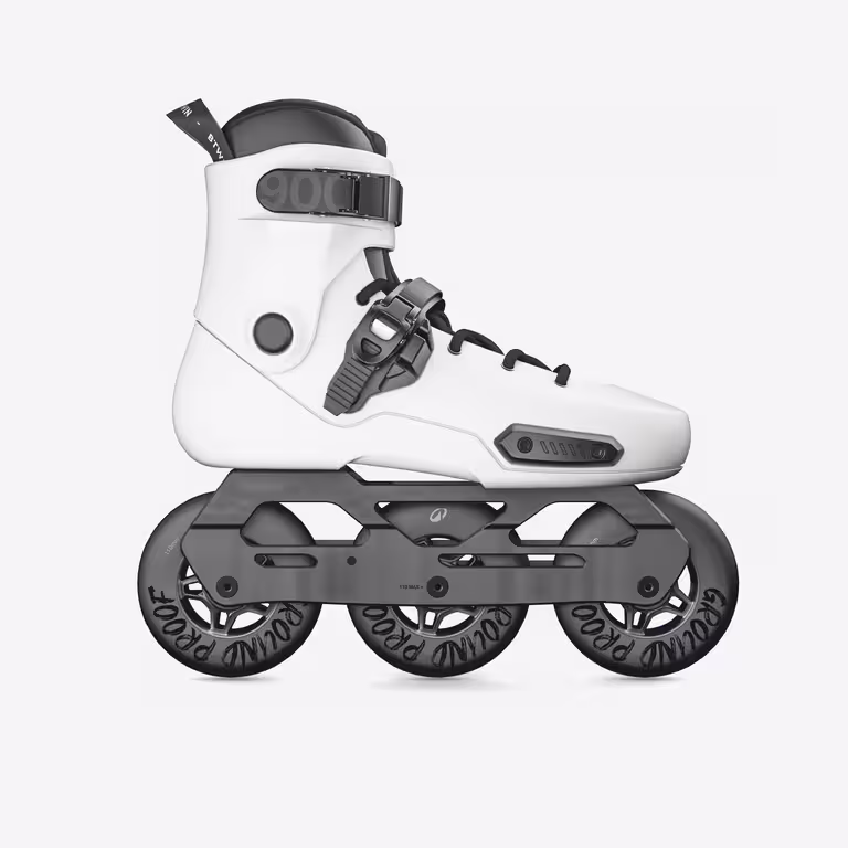 OXELA Sepatu Roda Dewasa Freeskate Hardboot MF S 900 - Putih