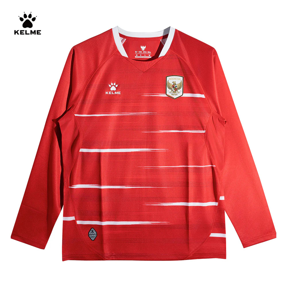 Jersey Timnas Indonesia Kandang Lengan Panjang Replika 2026